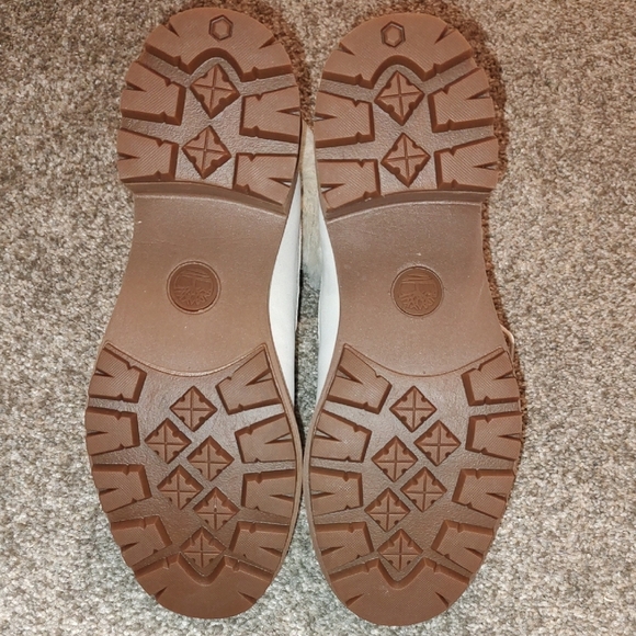 Timberland Women's Cream Fur-Lined Winter Boots Never Worn! NWOB - Picture 6 of 6